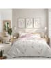 Colourful Cotton Renforcé beddengoedset "Feraye" wit/lichtroze