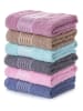 Colourful Cotton 6-delige set: gastendoeken  "Figure" meerkleurig