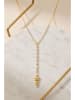 Heliophilia Vergulde ketting met edelstenen - (L)42 cm