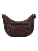 HIDE & STITCHES Leder-Umhängetasche in Braun - (B)28 x (H)21 x (T)6 cm