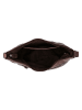 HIDE & STITCHES Leder-Umhängetasche in Braun - (B)28 x (H)21 x (T)6 cm