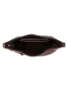 HIDE & STITCHES Leder-Umhängetasche in Braun - (B)28 x (H)21 x (T)6 cm