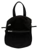 HIDE & STITCHES Leder-Rucksack in Schwarz - (B)28 x (H)28 x (T)9 cm