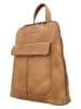 HIDE & STITCHES Leren rugzak lichtbruin - (B)28 x (H)28 x (D)9 cm