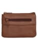 Beagles Leren portemonnee lichtbruin - (B)11 x (H)8 cm
