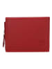 Beagles Leren portemonnee rood - (B)13 x (H)9 cm