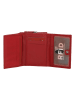 Beagles Leren portemonnee rood - (B)13 x (H)9 cm