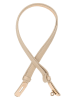 Charm Leder-Gürtel in Beige
