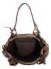Beagles Leder-Henkeltasche in Bunt - (B)38 x (H)29 x (T)15 cm