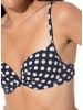 SHORT STORIES Bikini-Oberteil in Schwarz/ Weiß