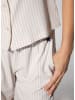 SHORT STORIES Pyjama-Hose in Hellblau/ Beige