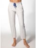 SHORT STORIES Pyjama-Hose in Hellblau/ Beige