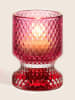 Zsa Zsa Zsu Kaarshouder lichtroze/rood - (H)8,5 x Ø 6 cm