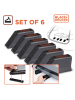 Black & Decker 6-delige set: ladingsstopper zwart