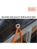 Black & Decker Plandeka w kolorze czarnym - 160 x 205 cm