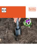 Black & Decker Łopatki (2 szt.) w kolorze czarnym do sadzenia - wys. 30,5 cm