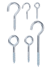Black & Decker Haken & ogen zilverkleurig - 151 stuks