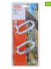 Black & Decker Ogniwa skręcane (2 szt.) w kolorze srebrnym