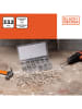 Black & Decker Spaanplaatschroeven zilverkleurig - 332 stuks