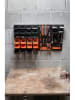 Black & Decker 43tlg. Werkzeugaufbewahrungs-Set in Schwarz/ Orange - (B)98 x (H)43 x (T)23 cm