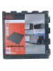 Black & Decker 6-delige set: bodembeschermingsmatten zwart - (L)40 x (B)40 cm