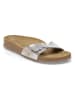 Birkenstock Slippers "Madrid" zilverkleurig