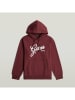 G-Star Bluza w kolorze bordowym