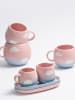 Egg Back Home Serveerplateau ''Cloud Sunset'' lichtroze/lichtblauw - (L)18 x (B)9,5 cm
