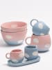 Egg Back Home Schale ''Cloud Sunset'' in Rosa/ Hellblau - Ø 16 cm