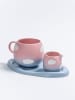 Egg Back Home Jumbotasse ''Cloud Sunset''  in Rosa/ Hellblau - 500 ml