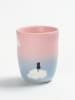 Egg Back Home Becher ''Cloud Sunset - Cat Mom'' in Rosa/ Hellblau - 220 ml