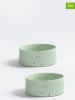 Egg Back Home 2-delige set: voerbakken ''New Party'' groen - Ø 16,5 cm