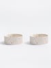 Egg Back Home 2-delige set: voerbakken ''New Party'' wit - Ø 14 cm