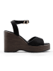 C'M Sleehaksandalen zwart
