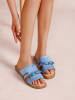 Foreverfolie Slippers lichtblauw