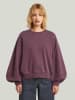 G-Star Sweatshirt in Pflaume