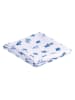 Villa d´Este Tischdecke ''Aqua'' in Weiß/ Blau - (L)140 x (B)240 cm