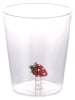 Villa d´Este Glas ''Strawberry'' in Rot - 420 ml