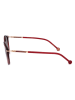 Carolina Herrera Damen-Sonnenbrille in Rot/ Braun