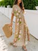 LA Angels Kleid in Rosa/ Khaki