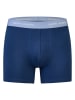 Happy Shorts 3er-Set: Boxershorts in Blau/ Dunkelblau