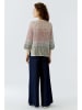 Oui Pullover in Rosa/ Rot/ Grün