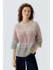 Oui Pullover in Rosa/ Rot/ Grün