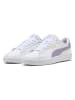 Puma Leder-Sneakers "Smash 3.0 L" in Weiß/ Lila