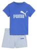 Puma 2tlg. Outfit "MINICATS ESS" in Hellblau/ Blau