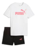 Puma 2tlg. Outfit "ESS No.1" in Schwarz/ Weiß
