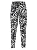 s.Oliver Hose in Schwarz/ Weiß