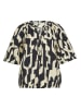 s.Oliver Bluse in Beige/ Schwarz