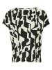 s.Oliver Shirt in Beige/ Schwarz