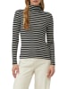 s.Oliver Longsleeve in Schwarz/ Weiß